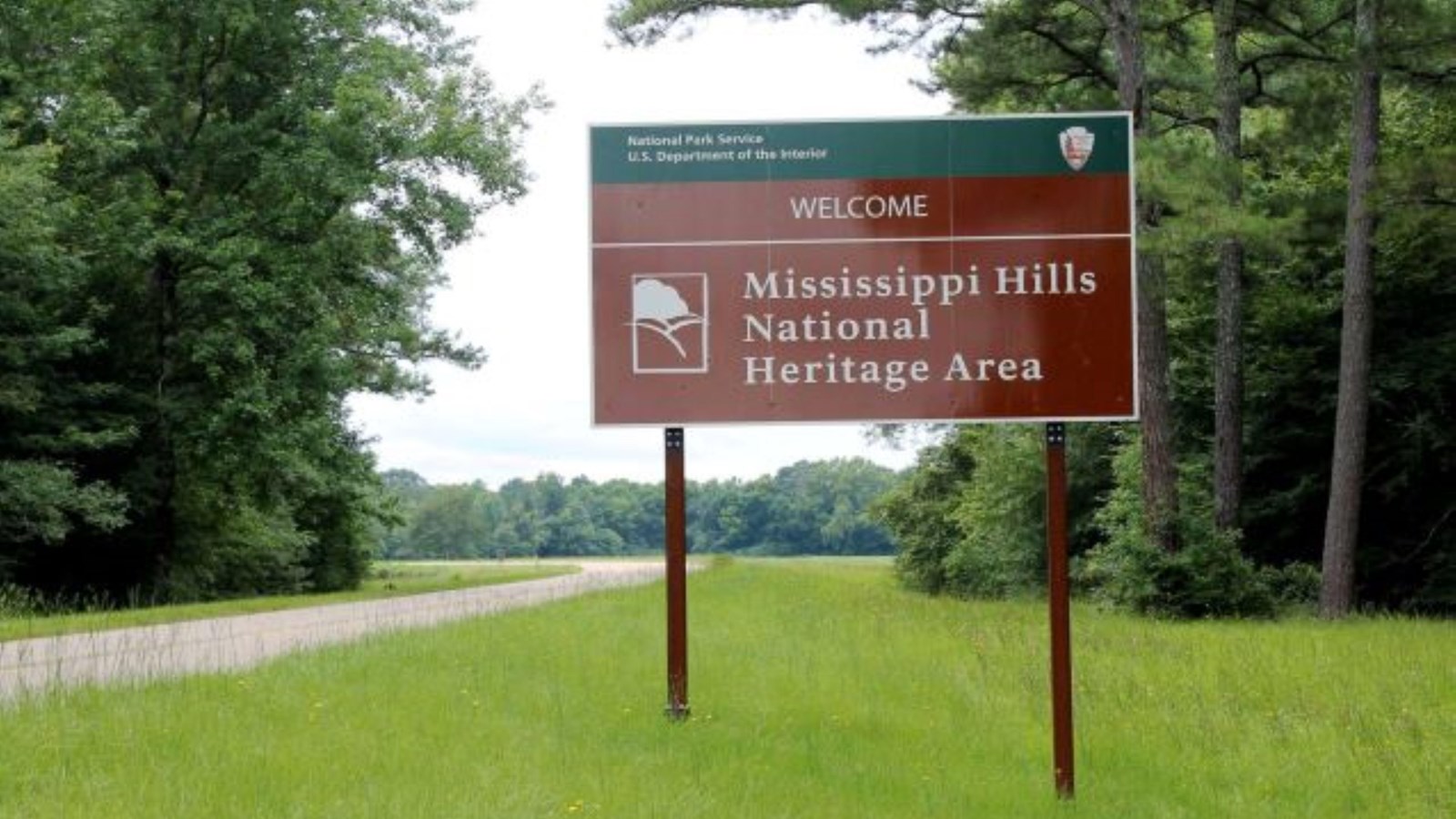 Mississippi Hills National Heritage Area Sign