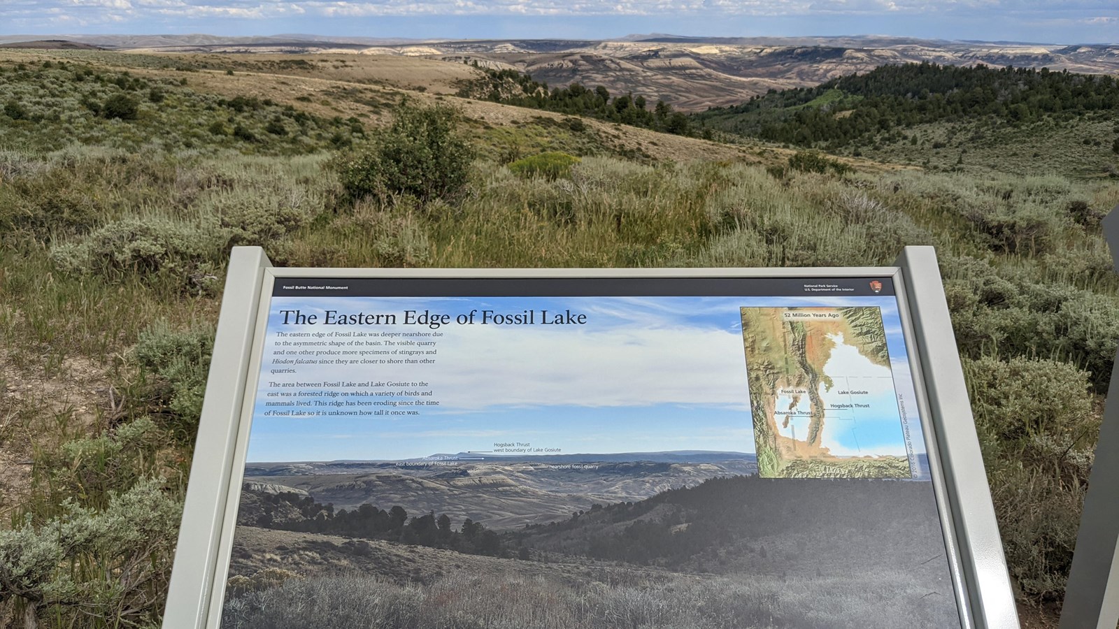 The Eastern Edge of Fossil Lake (. National Park Service)