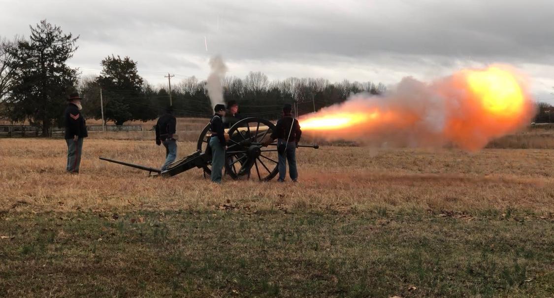 Firing cannons in neighborhood probably not free speech