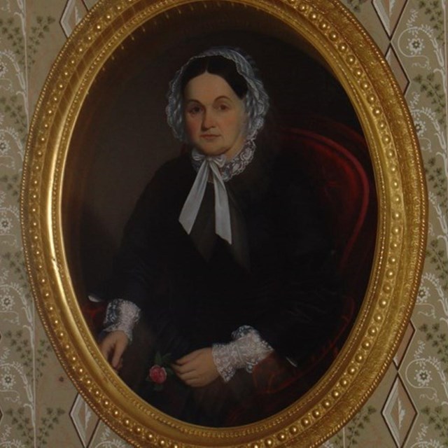 A portrait of Mrs. Lemon that was donated to the park.