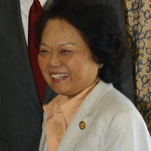 Headshot of older woman smiling