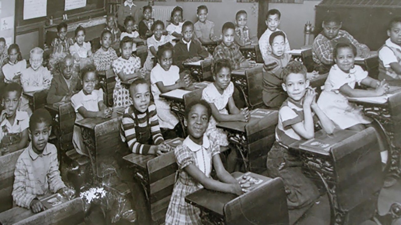 Monroe Elementary  classroom, 1949
