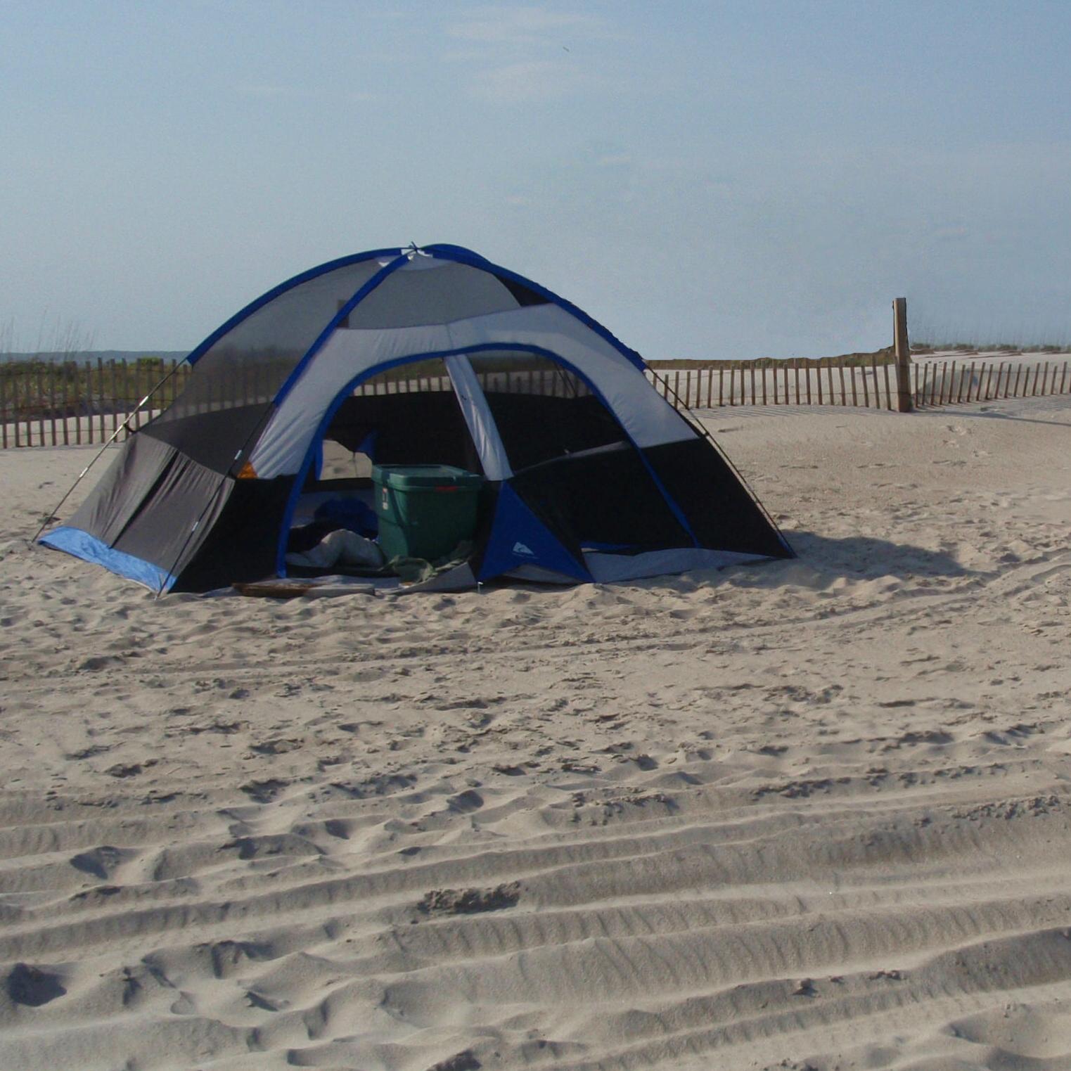 cape lookout national seashore camping