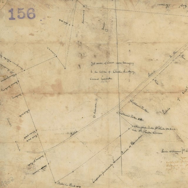 1820s map of historic snee farm