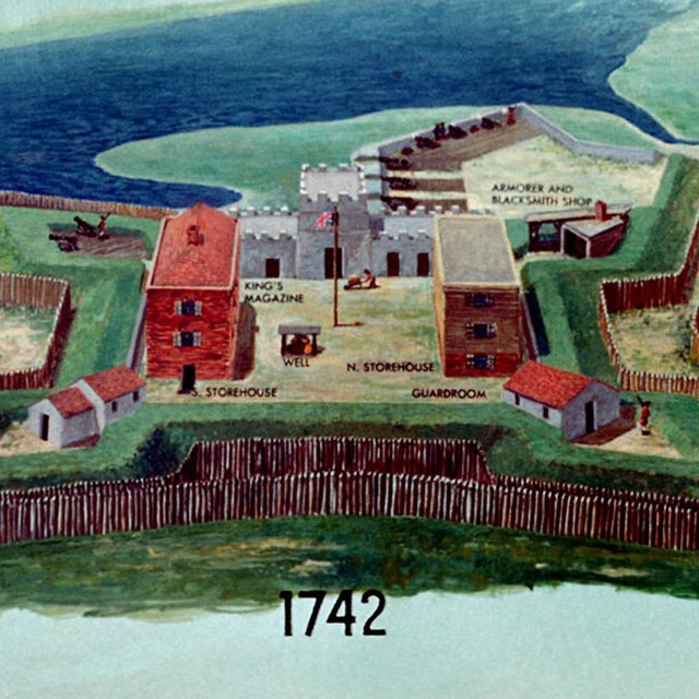 Image of Fort Frederica 