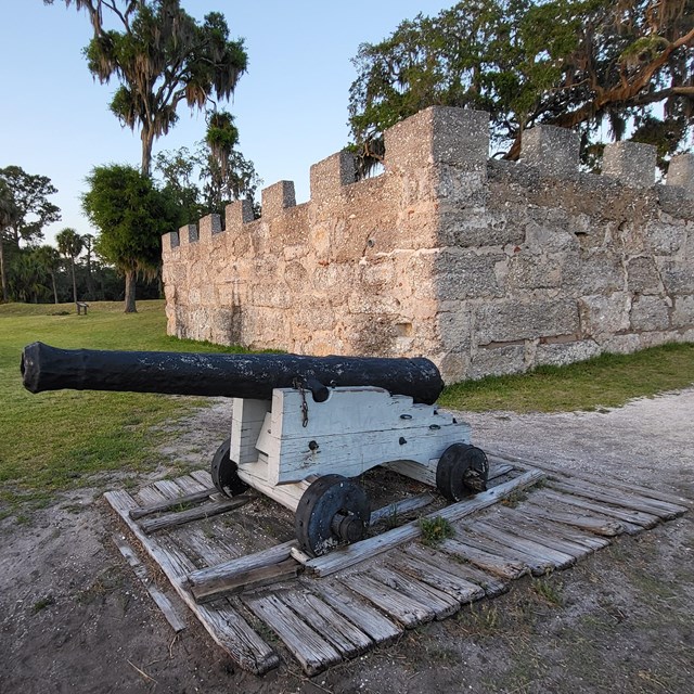 Image of the cannon and fort 