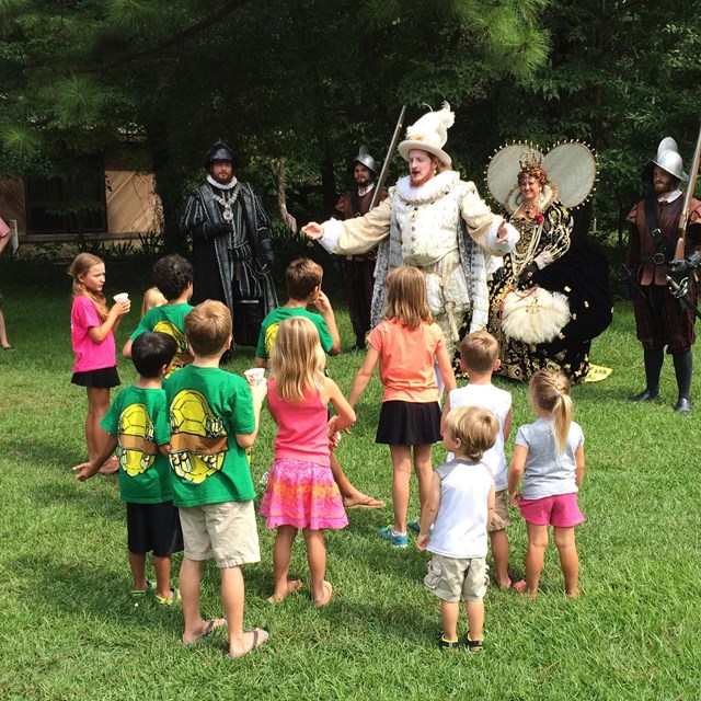 Children with Lost Colony actors