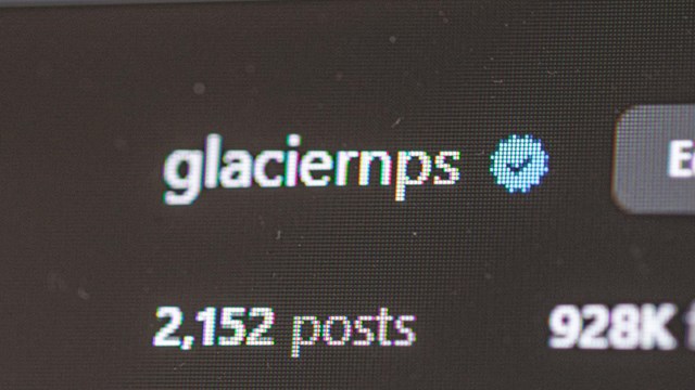close up of an instagram account