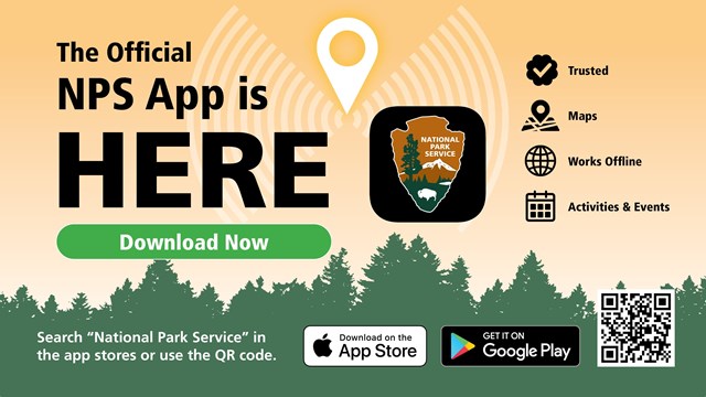 Image advertising the NPS app