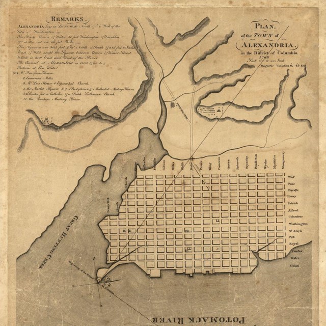 Historic map of Alexandria