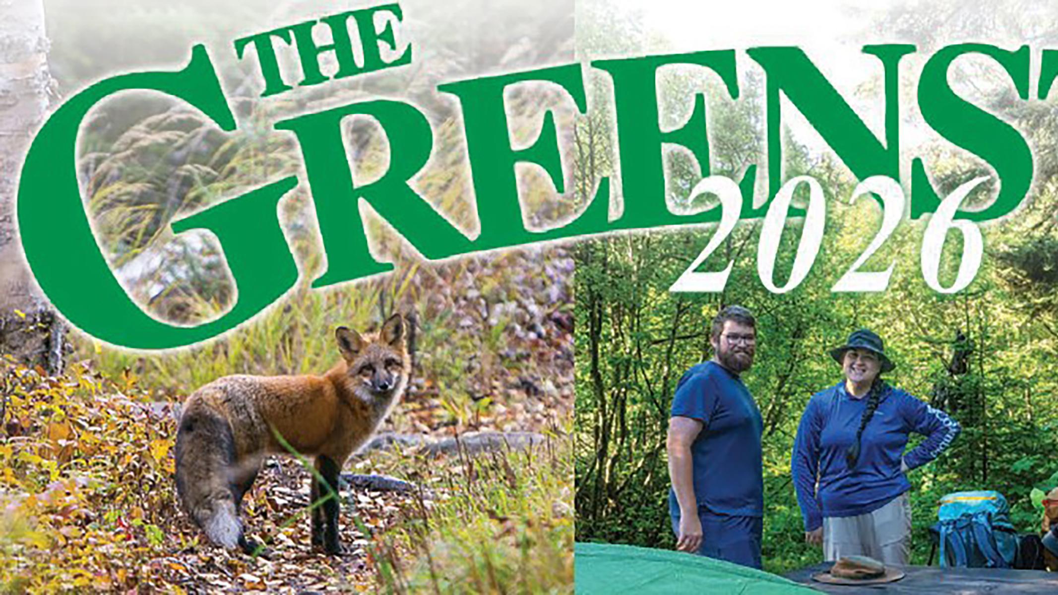 A newspaper banner reading "The Greenstone."