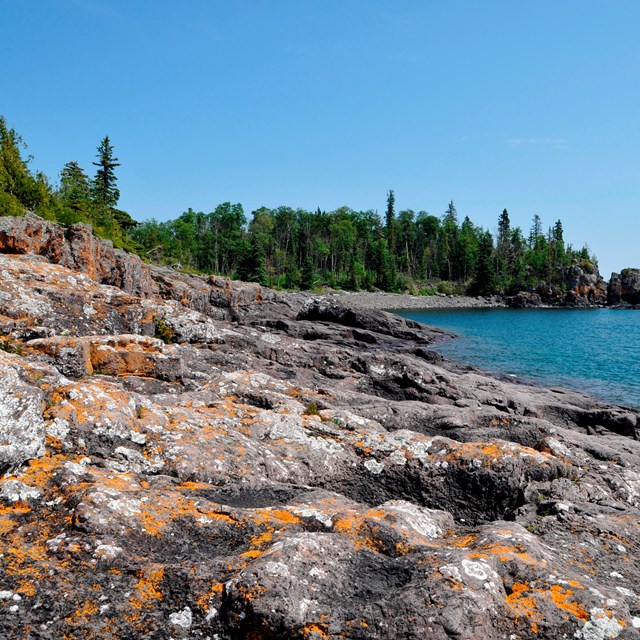 view of rocky lakeshore