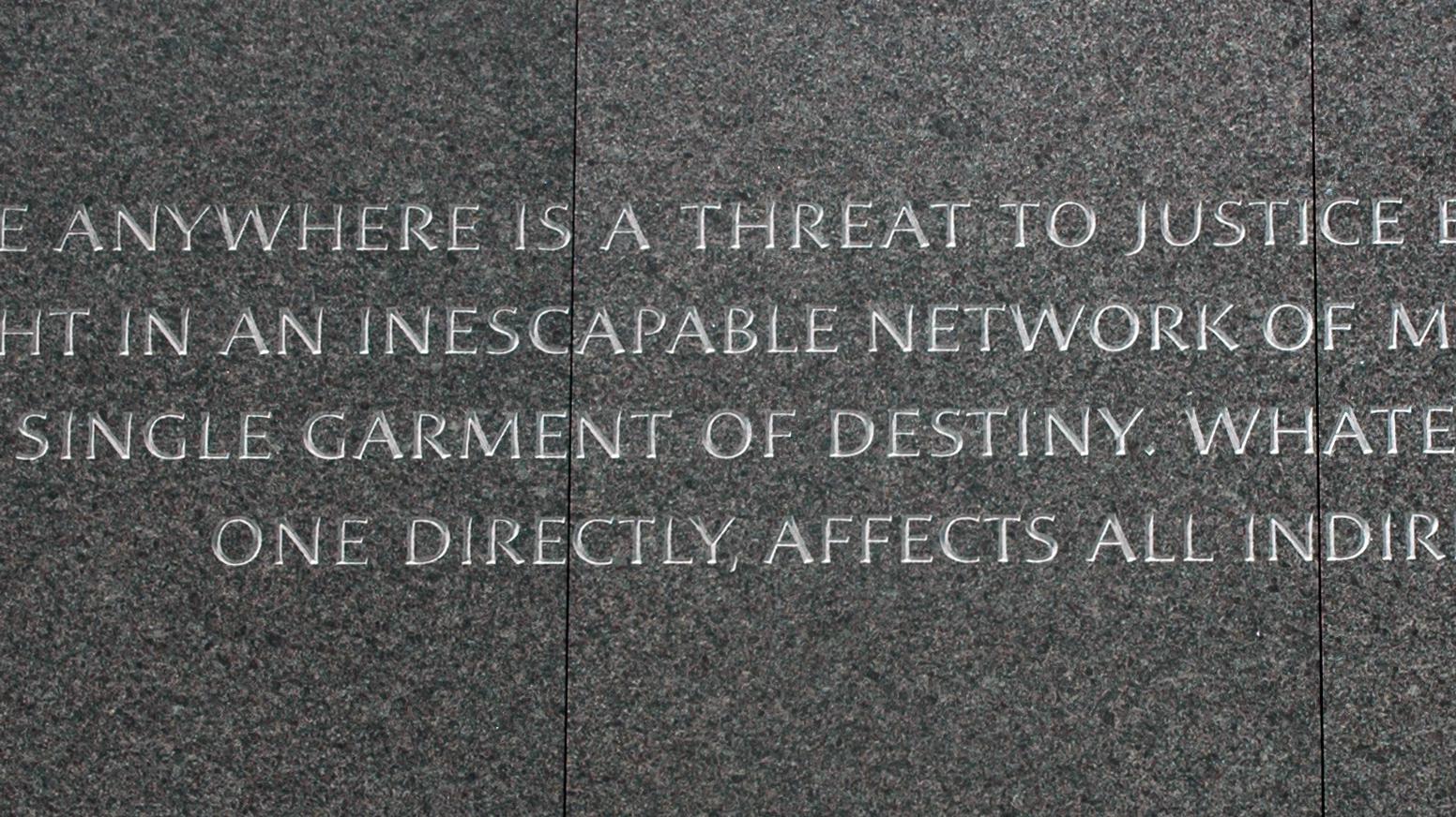 Words engraved on the memorial