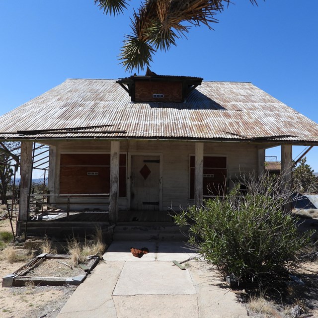 A house at Death Valley Mine.