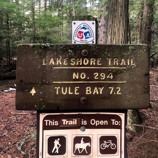 Logo on the Lakeshore Trail