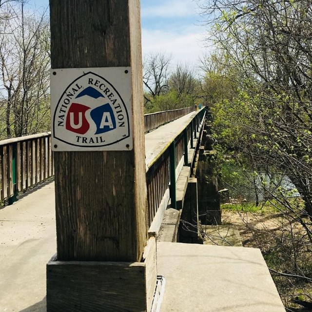 Logo on Frisco Highline Trail