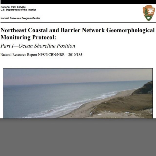 Screenshot of geomorphology protocol cover page