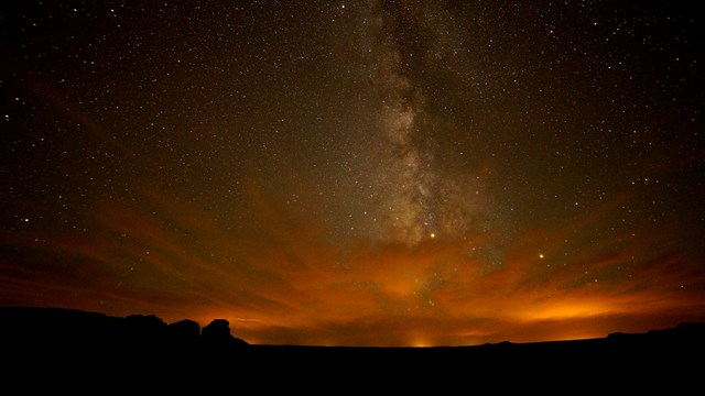 Milky Way at Chaco Canyon, New Mexico