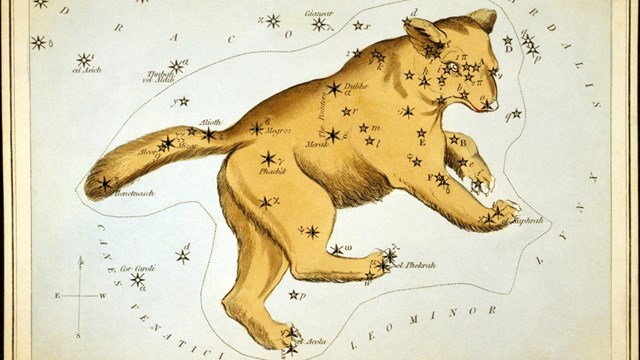 Illustration of Ursa Major constellation, Library of Congress 