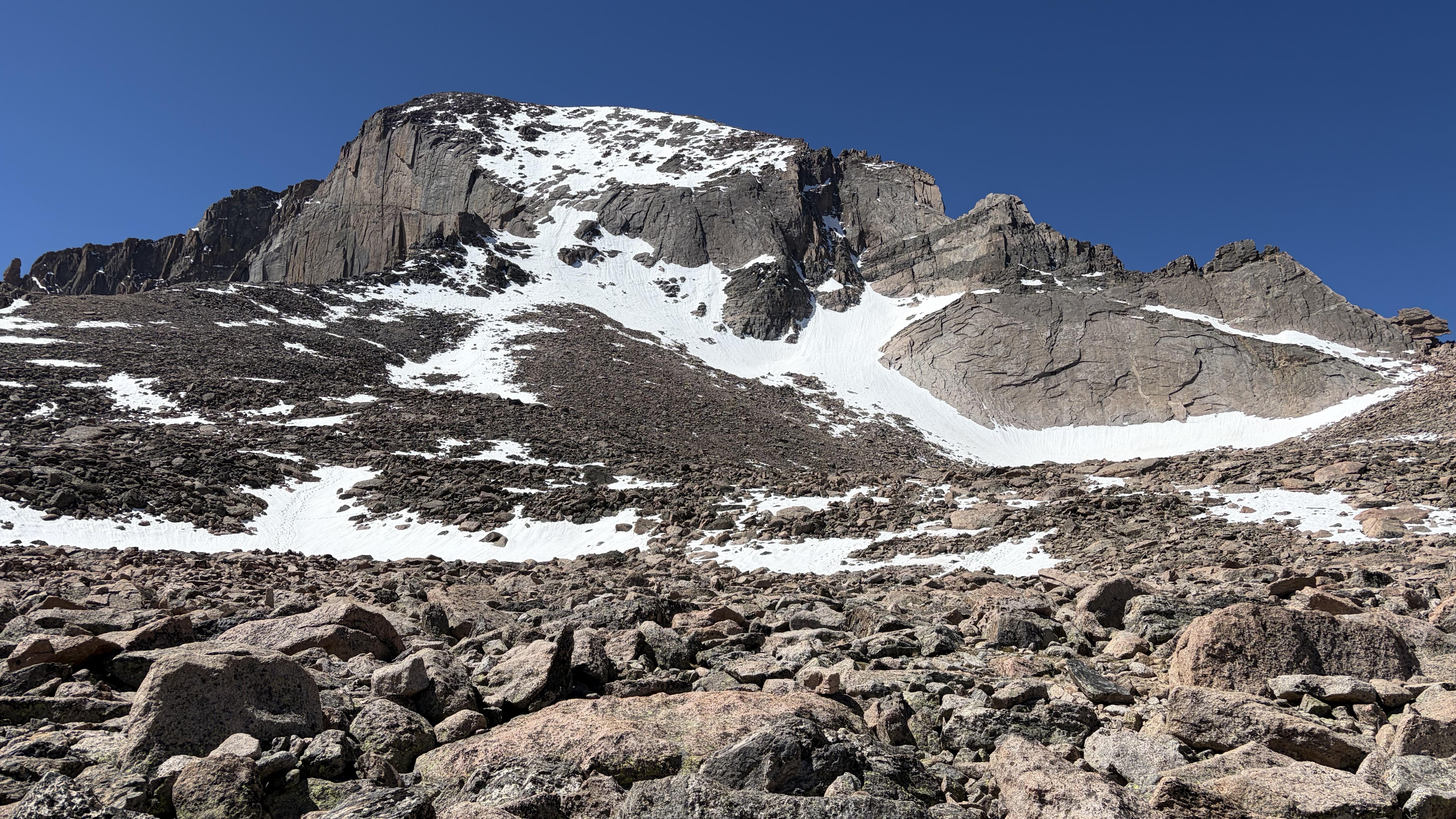 North Face of Longs Peak from the Boulderfield