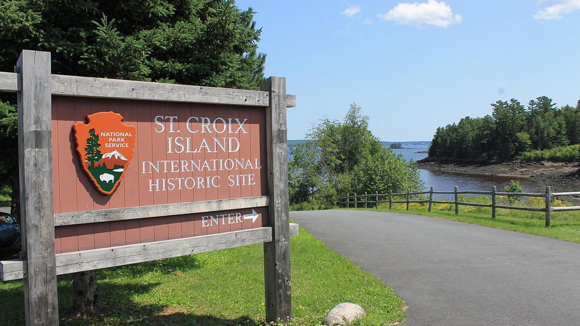 Entrance to Saint Croix Island International Historic Site