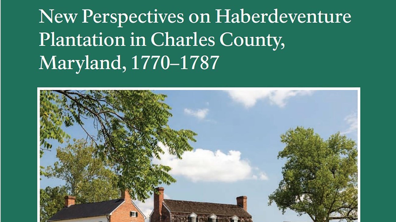 the front cover to the HRS report with a photo of a mansion on a green background.