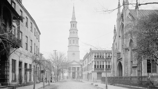 Historic photo of St. Philip’s Episcopal Church 