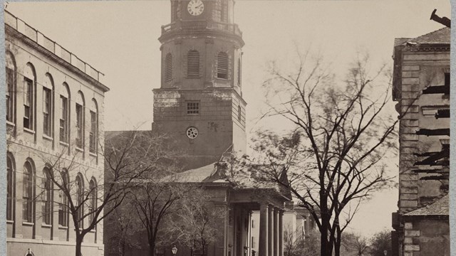 Historic photo of St. Michael’s Episcopal Church