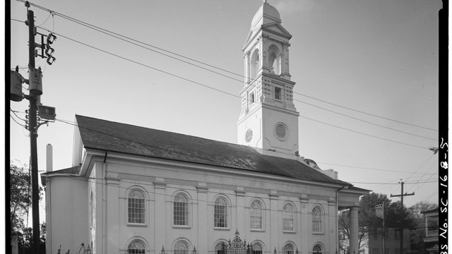 Historic photo of St. John’s Lutheran Church 