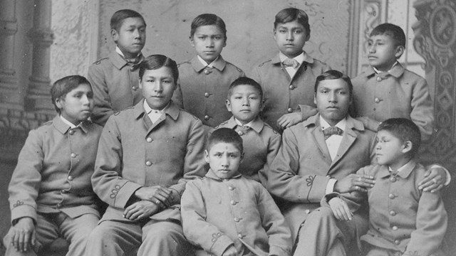 cadets from the Carlisle school