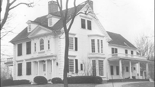 historic photo of the bellamy house