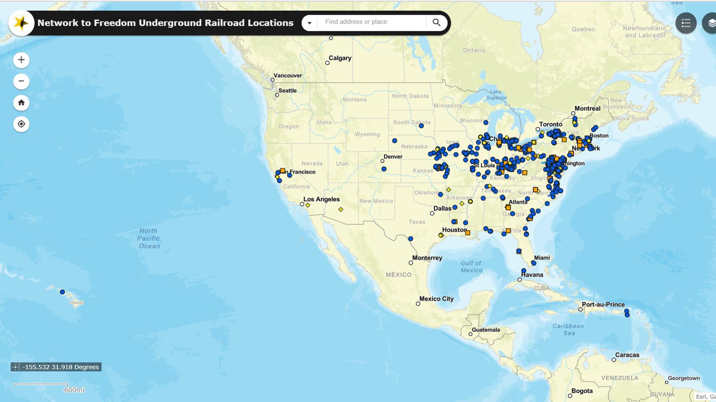 Explore Network to Freedom Listings - Underground Railroad (U.S.