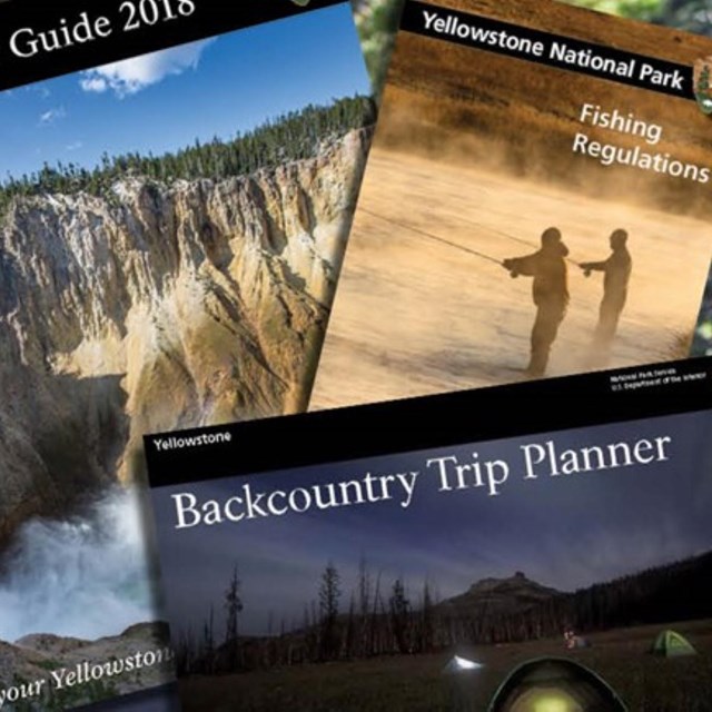 a variety of brochures about fishing, boating, etc.