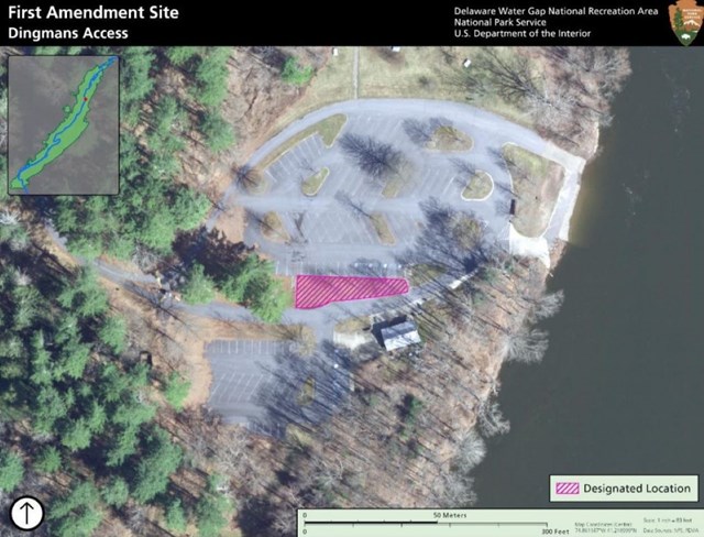 Dingmans Access public assembly map