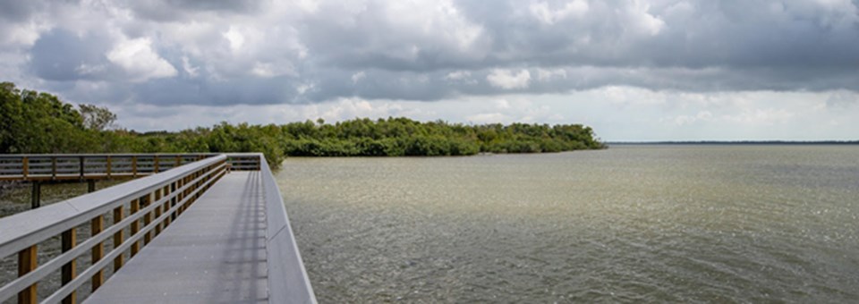 West Lake Trail damage from Hurricane Irma in 2017.