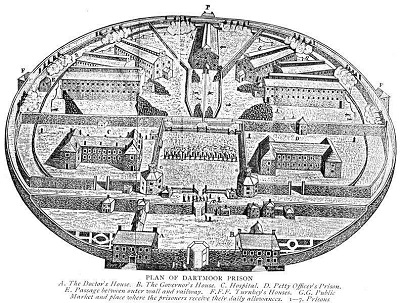 Plan of Dartmoor Prison 