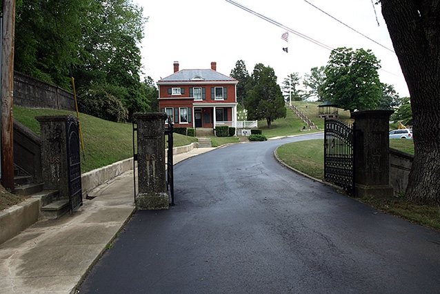 North gate of Andrew Johnson National Cemetery (A.J. Cemetery: Cultural Landscapes Inventory, 2009)
