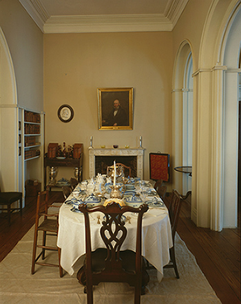 Family dining room, Arlington House (Library of Congress)