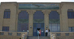 Exterior view of the Administration Building from 1935 