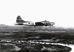 Historic view of a B-17G in flight Historic view of a B-17G in flight