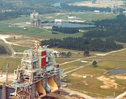 Rocket Propulsion Test Complex-In the foreground is the center's largest Test Stand the B-1