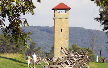 Observation tower Antietam National Battlefield in Maryland.