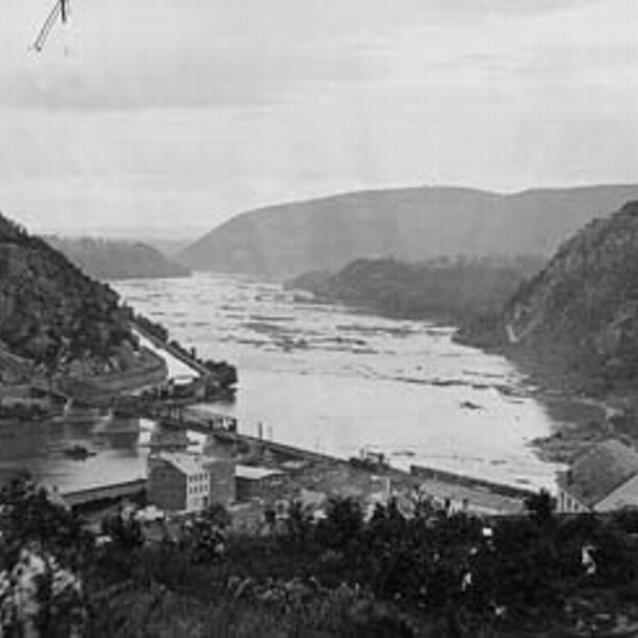 Photograph of Harpers Ferry during the Civil War