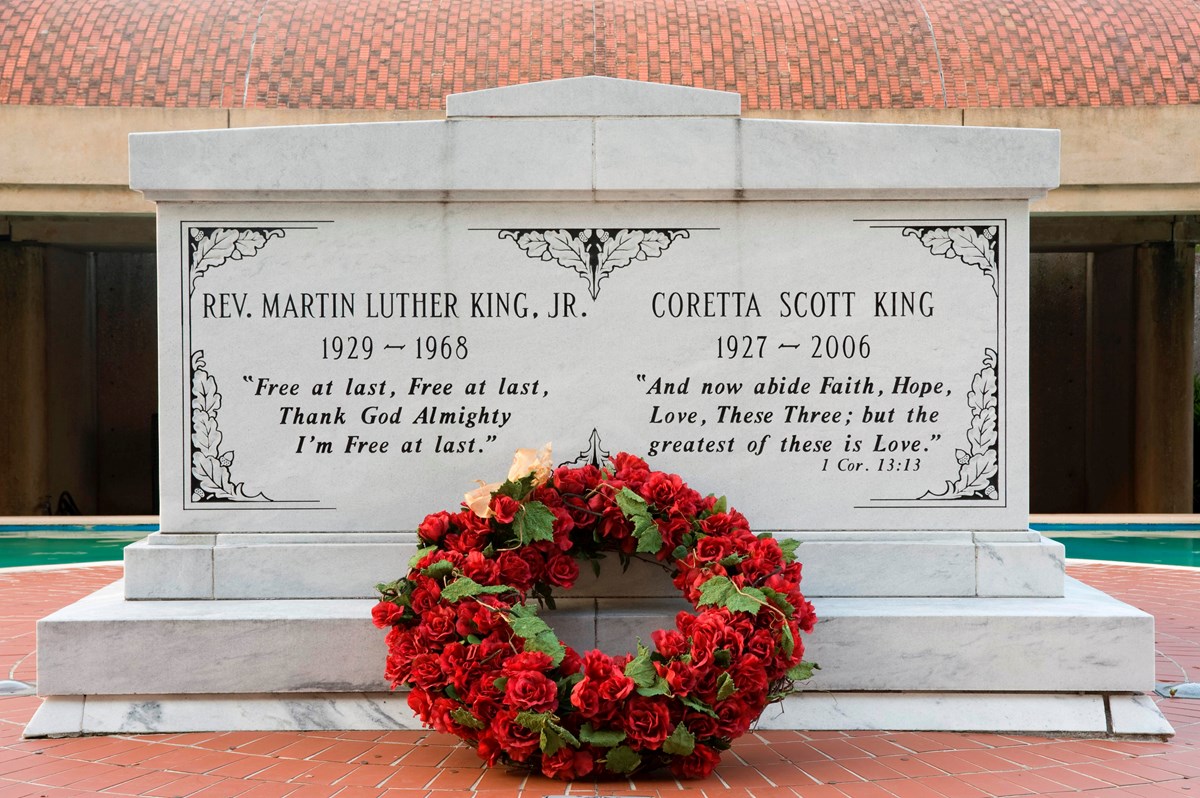 The Tomb of Dr. and Mrs. Martin Luther King, Jr. 