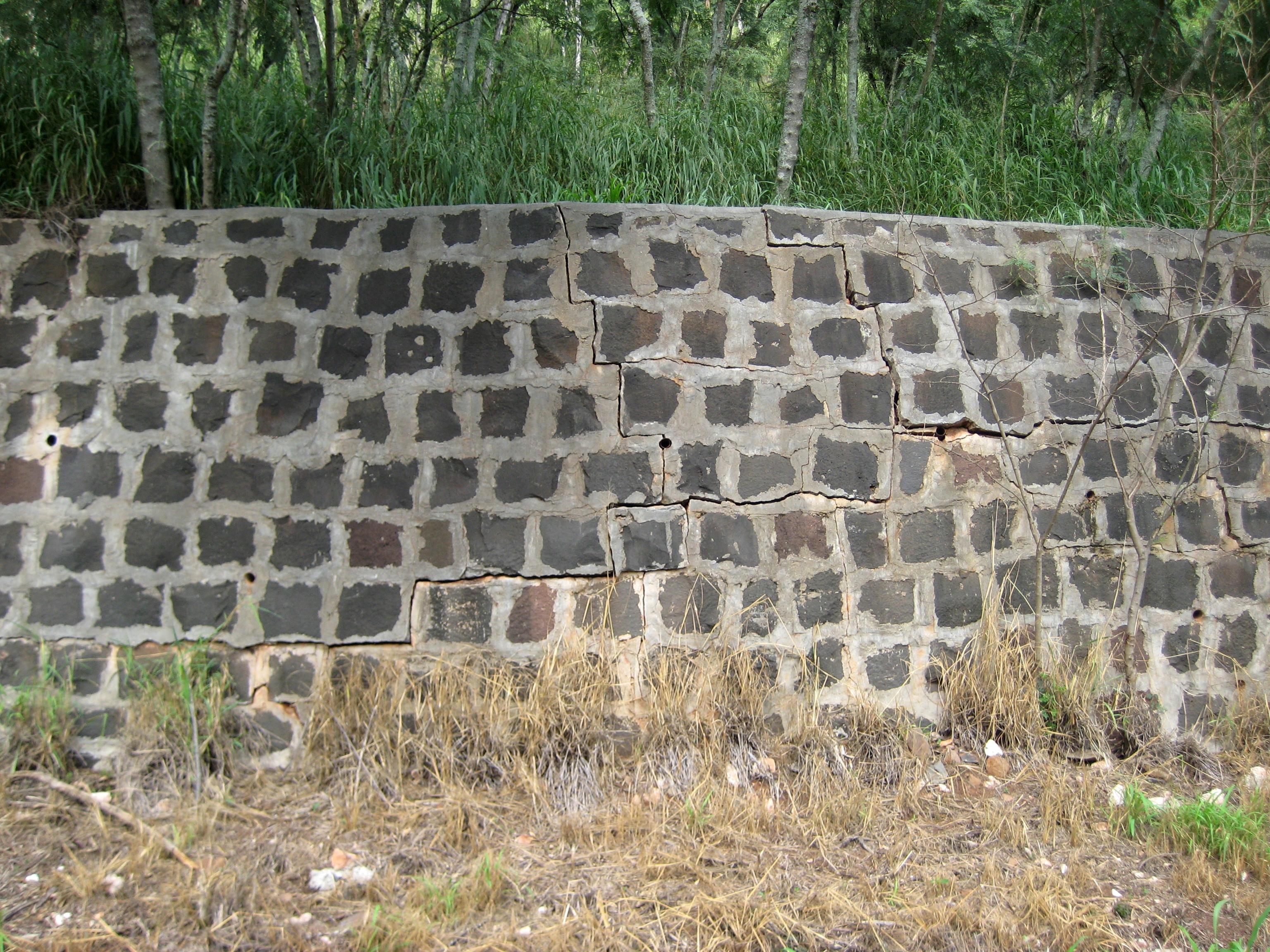 A stone wall