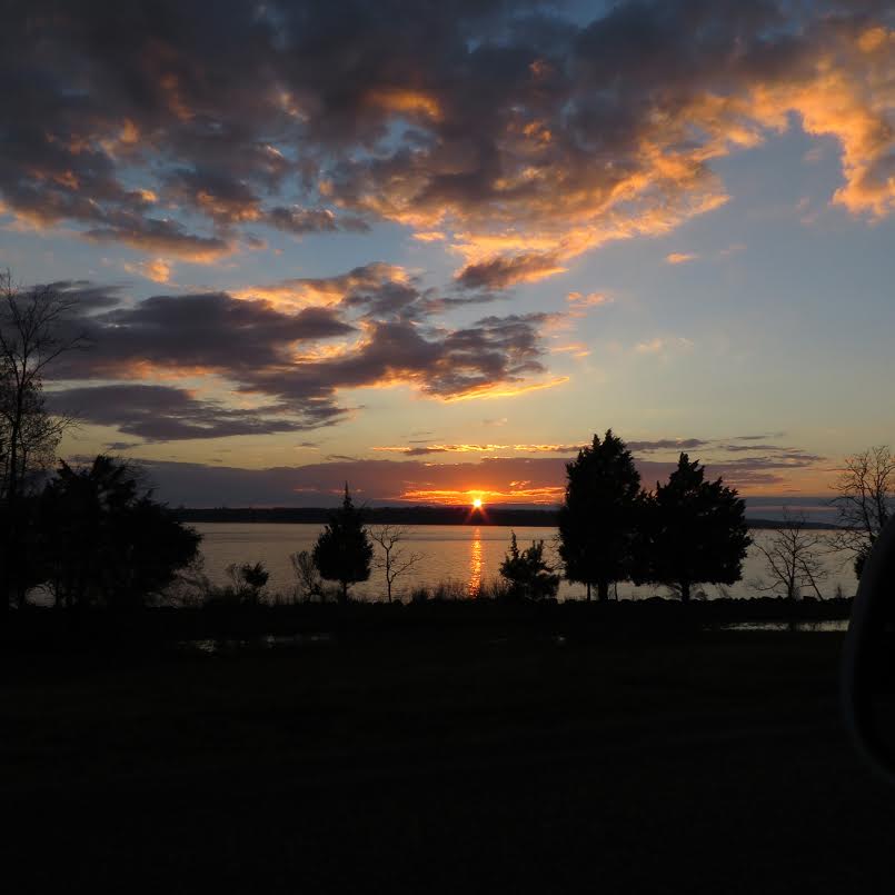 Sunset Over the James River