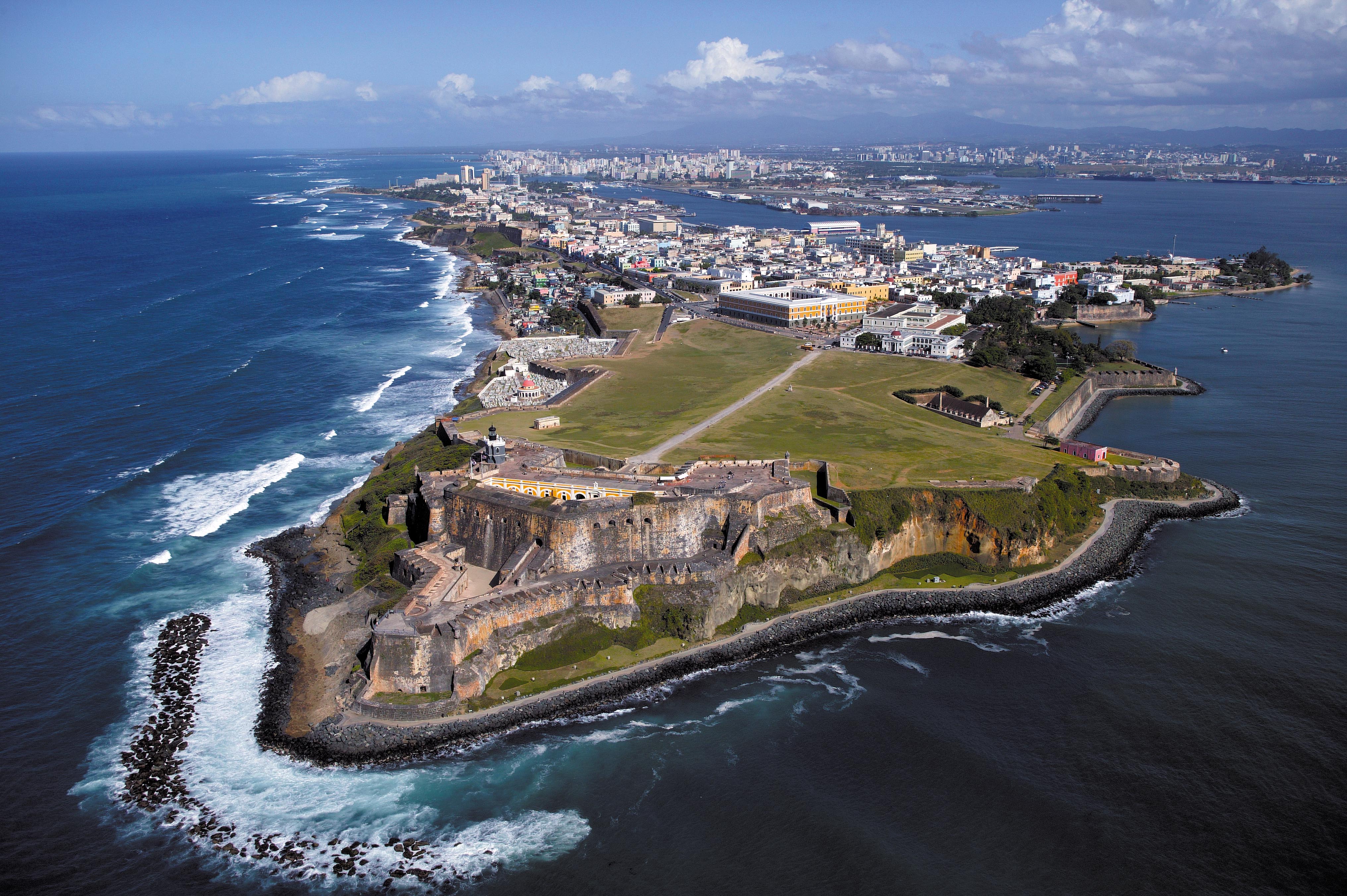 Castillo San Felipe del Morro Aereal View