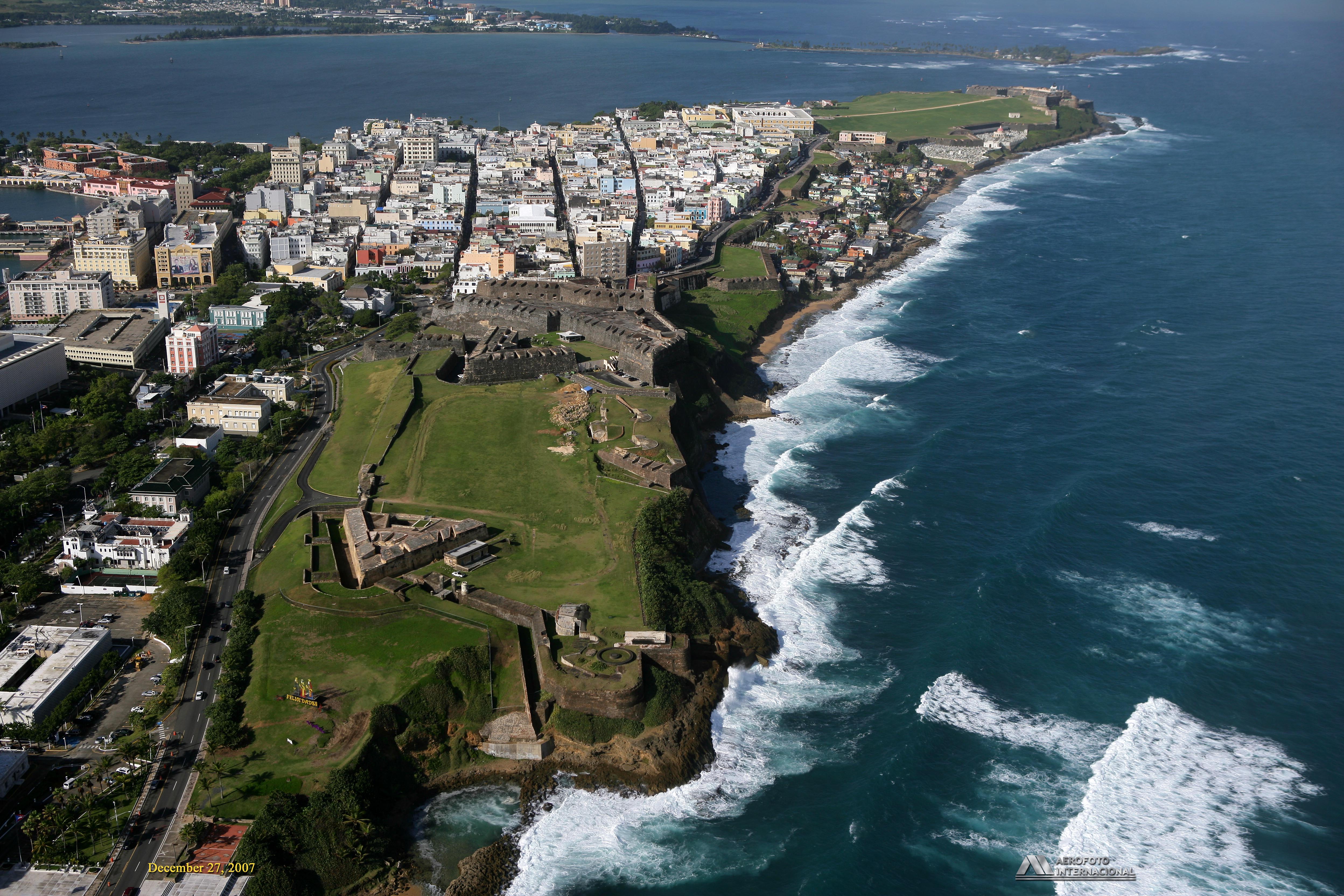 Castillo San Cristobal Aereal View