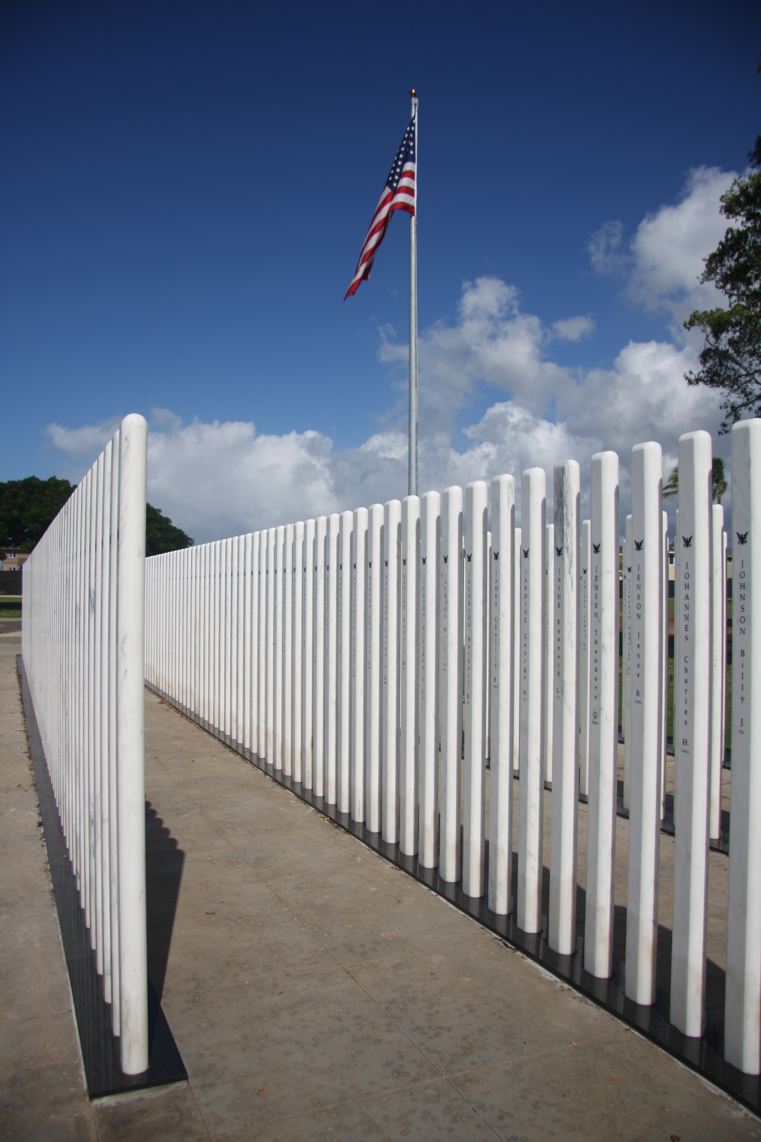 The USS Oklahoma Memorial