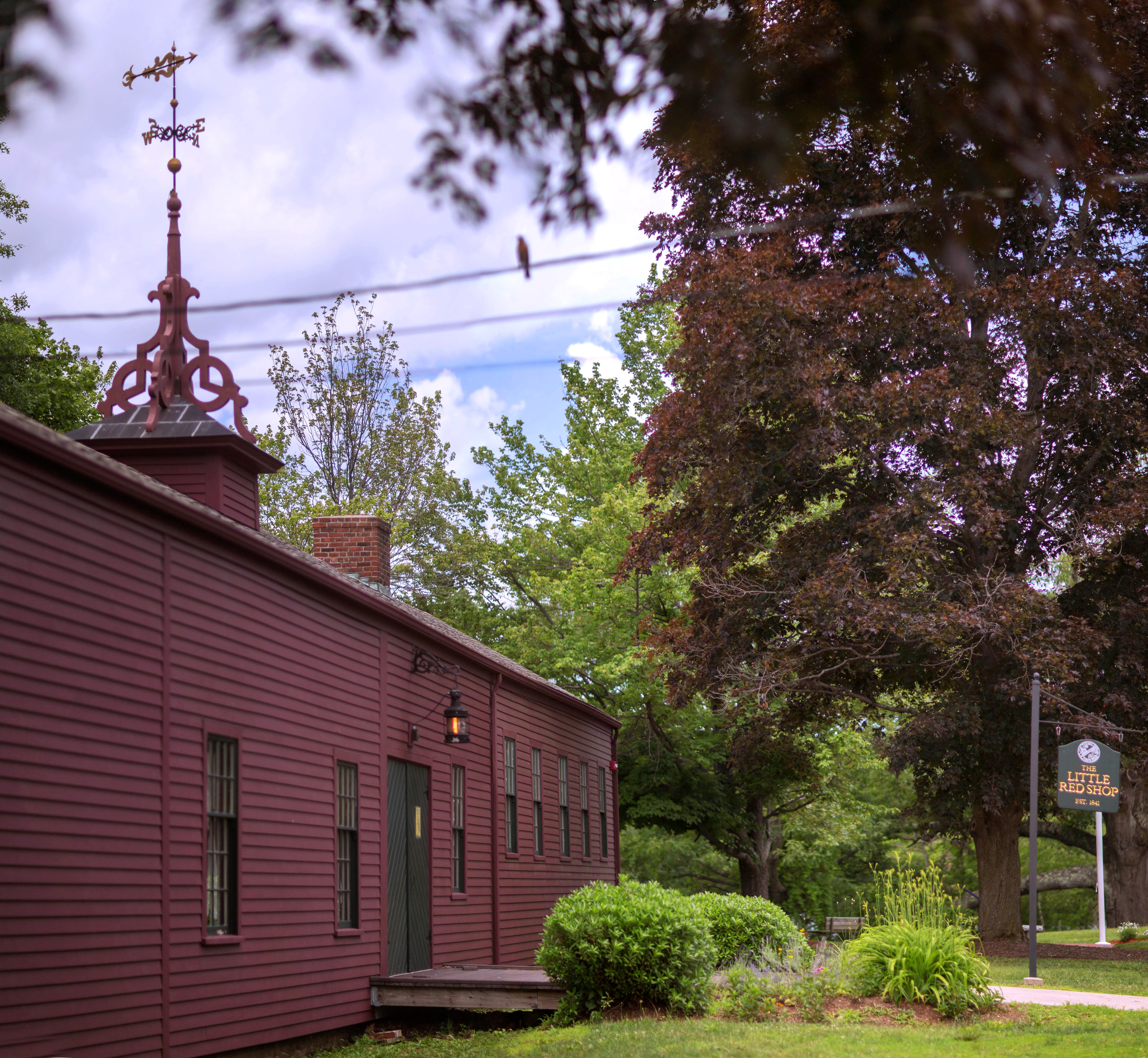 The Little Red Shop in Hopedale, MA